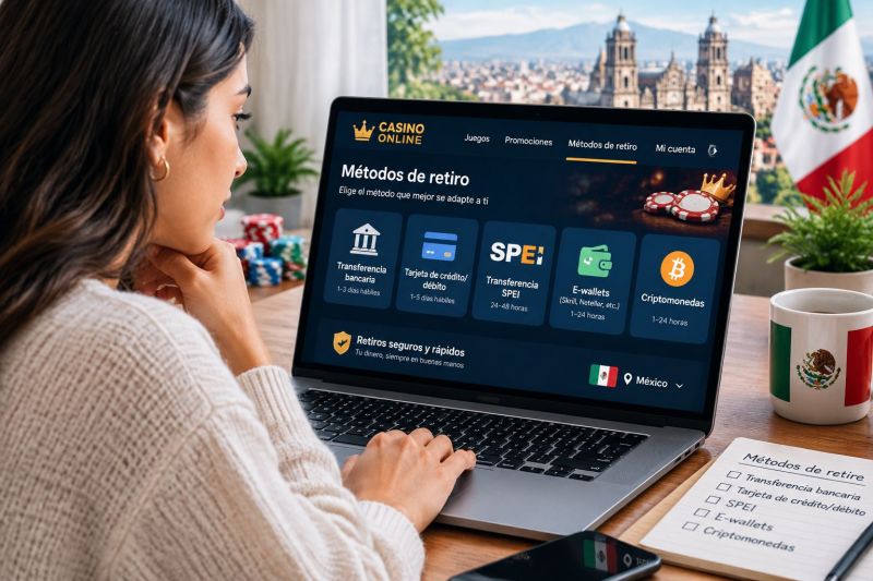 ¿Cuáles son los métodos de retiro casino en Ciudad de México y cómo funcionan?