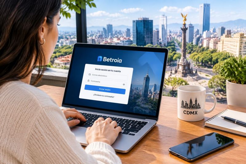 ¿Cómo iniciar sesión Betroia en Ciudad de México y otras regiones?